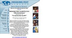 Desktop Screenshot of mfest.ab.ca